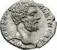 Clodius Albinus Comme César Ancien Authentique 194ad Argent Roman Coin Ngc I85699