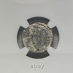Commode Ad 177-192 Empire Romain Ar Denarius Coin Classé Ngc F