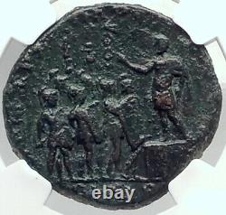 Commodus Adresse À Soldiers Rare 186ad Rome Ancient Roman Coin Ngc I82366