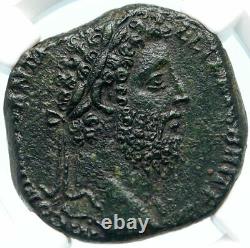 Commodus Authentique Rome Antique Sestertius Roman Coin Cornucopias Ngc I83572
