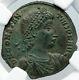 Constantius Ii 337ad Constantinople Ancient Old Roman Coin Wreath Ngc I88707