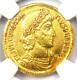 Constantius Ii Av Solidus Gold Roman Coin 337-361 Ad Certifié Ngc Choice Au