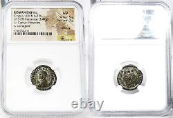 Crispus Rare Dans Ric. Ngc Certified Au Fils De Constantine La Grande Æ3 Roman Coin
