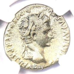 Denier en argent d'Auguste Octave - Monnaie de 27 av. J.-C. à 14 ap. J.-C. Certifié NGC VF
