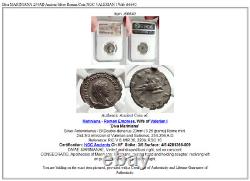 Diva Mariniana 254ad Ancien Argent Roman Coin Ngc Valerian I Épouse I66640