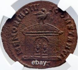Divus Constantius I Chlorus Memorial Altar Ancien 305ad Roman Coin Ngc I82606