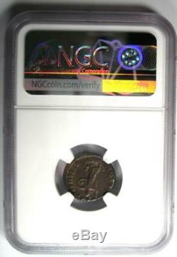Domitien Romain Auguste Ar Denarius Coin 81-96 Certifié Ngc Vf