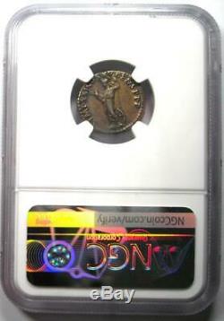 Domitien Romain Auguste Ar Denier Coin 81-96 Ad Ngc Xf Arc-en-tone