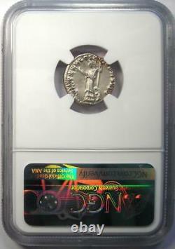 Domitien Rome Antique Ar Denarius Coin 81-96. Certifié Ngc Choix Vf