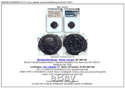 Domitius Domitianus Très Rare Romain Authentique Ancien 298ad Monnaie Ngc I82504