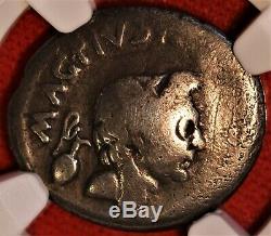 E-coins Australie Sextus Pompée Ar Denarius Ngc Vg Pièce Romaine Imperatorial