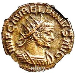 Empereur Romain Aurelian Coin Ngc Certifié Xf, Avec Histoire, Certificat