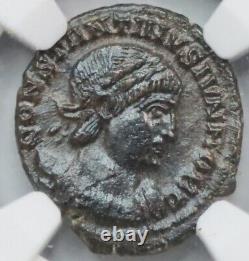 Empereur romain Constantin II, pièce de monnaie Ngc Ch Au de l'Hoard d'Epfig, 316-340 ap. J.-C.