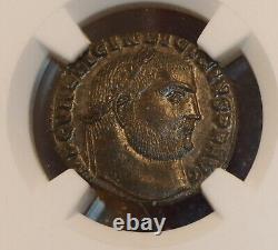 Empereur romain Licinius I AD 308-324 Pièce antique certifiée NGC Choix AU