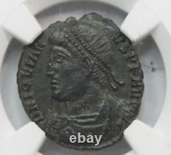Empereur romain jovien 363-364 après J.-C. Ancienne pièce certifiée NGC presque non circulée.