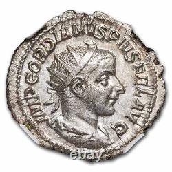 Empire Romain Ar Double Denarius Gordian Iii(238-244 Ad) Ms Ngc Sku#262915
