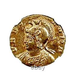 Empire Romain Constantine, Bi Nummus Roma / Shewolf & Twins Coin Ngc Certified Au