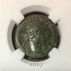 Empire Romain Domitian, J.-c. 81-96 Ngc Vf Rev Tye's Stache #3052200
