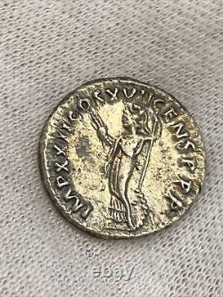 Empire Romain Domitien J.-c. 81-96 Ar Denarius Silver Coin
