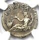 Empire Romain Hadrian Ar Denarius Africa Coin 117-138 Ad Certifié Ngc Vf