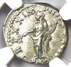 Empire Romain Marcus Aurèle Ar Denarius Coin 161-180 Ad Certifié Ngc Xf (ef)