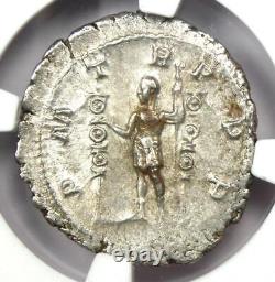 Empire Romain Maximinus I Ar Denarius Coin 235-238 Ad Certifié Ngc Au