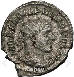 Empire Romain NGC AU Double Denarius en argent de l'empereur Philippe Ier l'Arabe 244-249