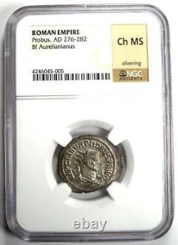 Empire Romain Probus Bi Aurelianianus Coin (276-282 Ad) Ngc Choice Ms (unc)