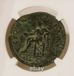Empire Romain Sabina Sestertius Ngc Choice Fine Ancient Coin