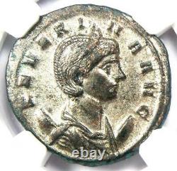 Empire Romain Severina Bi Aurelianus Coin 274-275 Ad Certifié Ngc Ms (unc)