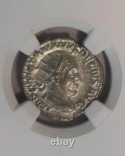Empire Romain Trajan Decius Ad 249 251 Ar Double Denarius Argent Pièce Ngc Xf