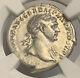 Empire Romain Trajan Denier D'argent Ad 98-117 Argent Ancienne Pièce De Monnaie Ngc Certifié