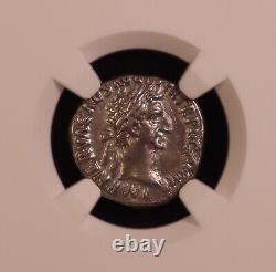 Empire romain Nerva AR Denarius 96-98 après J-C NGC XF Superbe Frappe ! Pièce Rare