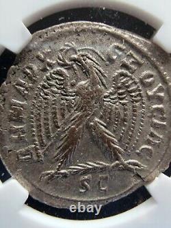 Empire romain de Philippe II, Détails NGC XF Ad 247-249 Ar Ceasar Reverse Aigle