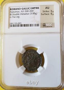 Empire romain-gaulois pièce de monnaie millésime (AD 260-269) en condition Au