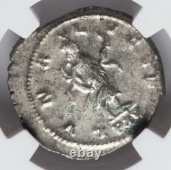 Empire romain, pièce de monnaie double denier de l'empereur Gallienus (253-268 après J.-C.), Rome, NGC AU