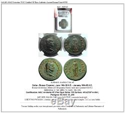 Galba 68ad Sestertius Ngc Certifié Xf Rare Authentique Pièce De Monnaie Romaine Antique I60510