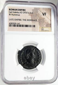 Galerie Valéria Fille De Diocletian Ancient 309ad Roman Coin Venus Ngc I82944
