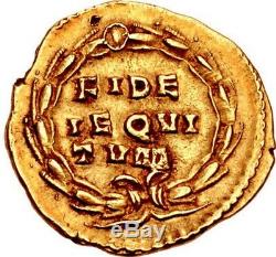 Gallienus Authentique Ancien 262ad Rome Aureus Monnaie Romaine Or Rare Ngc