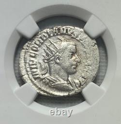 Gordian Iii, Ad 238-244 Empire Romain Ar Double-denarius Coin Ngc Au