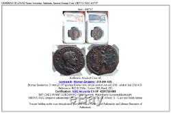 Gordien III 238ad Rome Sestertius Authentique Monnaie Romaine Antique Virtvs Ngc I68717