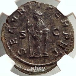 Gredian III Véritable Ancien Sestertius Roman Coin Ngc Certifié Au I67810