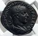 Gredien Iii Ancien Authentique 243ad Sestertius Roman Coin Fortuna Ngc I82694