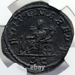 Gredien III Ancien Authentique 243ad Sestertius Roman Coin Fortuna Ngc I82694