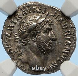 Hadria Antique Ancienne Rome 117ad Antique Vintage Old Roman Coin Victory I95659