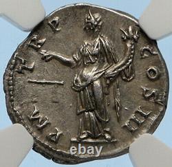 Hadria Antique Ancienne Rome 117ad Antique Vintage Old Roman Coin Victory I95659