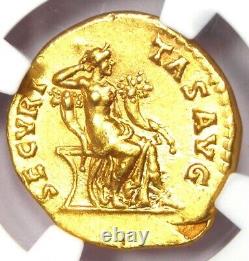 Hadrian Gold Av Aureus Roman Gold Coin 117-138 Ad Ngc Xf (ef) + Fine Style