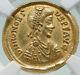 Honorius Authentique Ancient 395ad Or Solidus Roman Coin De Ravenne Ngc I86550