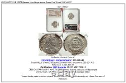 II Constantius 355ad Sirmium Argent Siliqua Antique Romaine Monnaie Couronne Ngc I68547