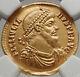 Julian Ii 361 Ad Authentique Romain Antique Pedigrees Gold Oblique Monnaie Ngc Ch Xf